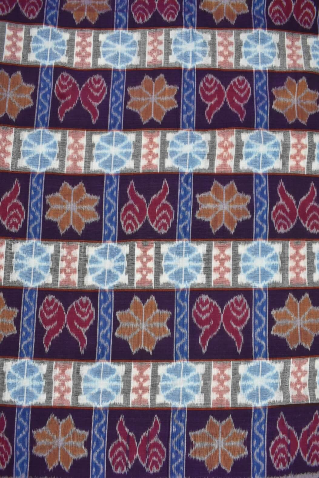 Jammu Colour Sambalpuri Handloom Cotton Fabrics - Image 3