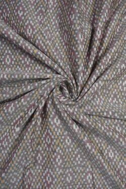 Gray Colour Sambalpuri Handloom Cotton Fabrics