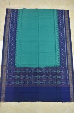 Sky-Blue Combination Sambalpuri Handloom Cotton Dupatta