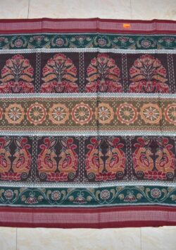 Black Colour  Sambalpuri Handloom Cotton Saree