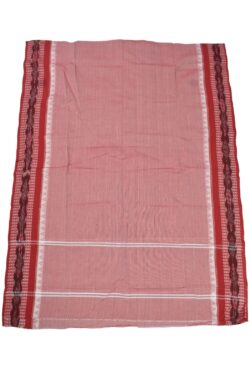 Red Colour Sambalpuri Handloom Cotton Dupatta