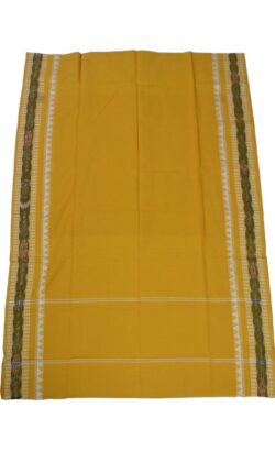 Yellow Colour Sambalpuri Handloom Cotton Dupatta