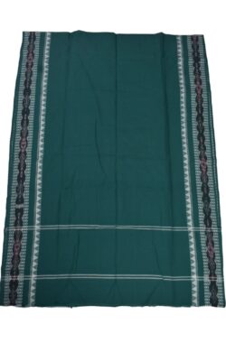Green Colour Sambalpuri Handloom Cotton Dupatta