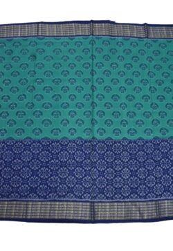 Sky Blue Colour Sambalpuri Handloom Cotton Bandha Saree
