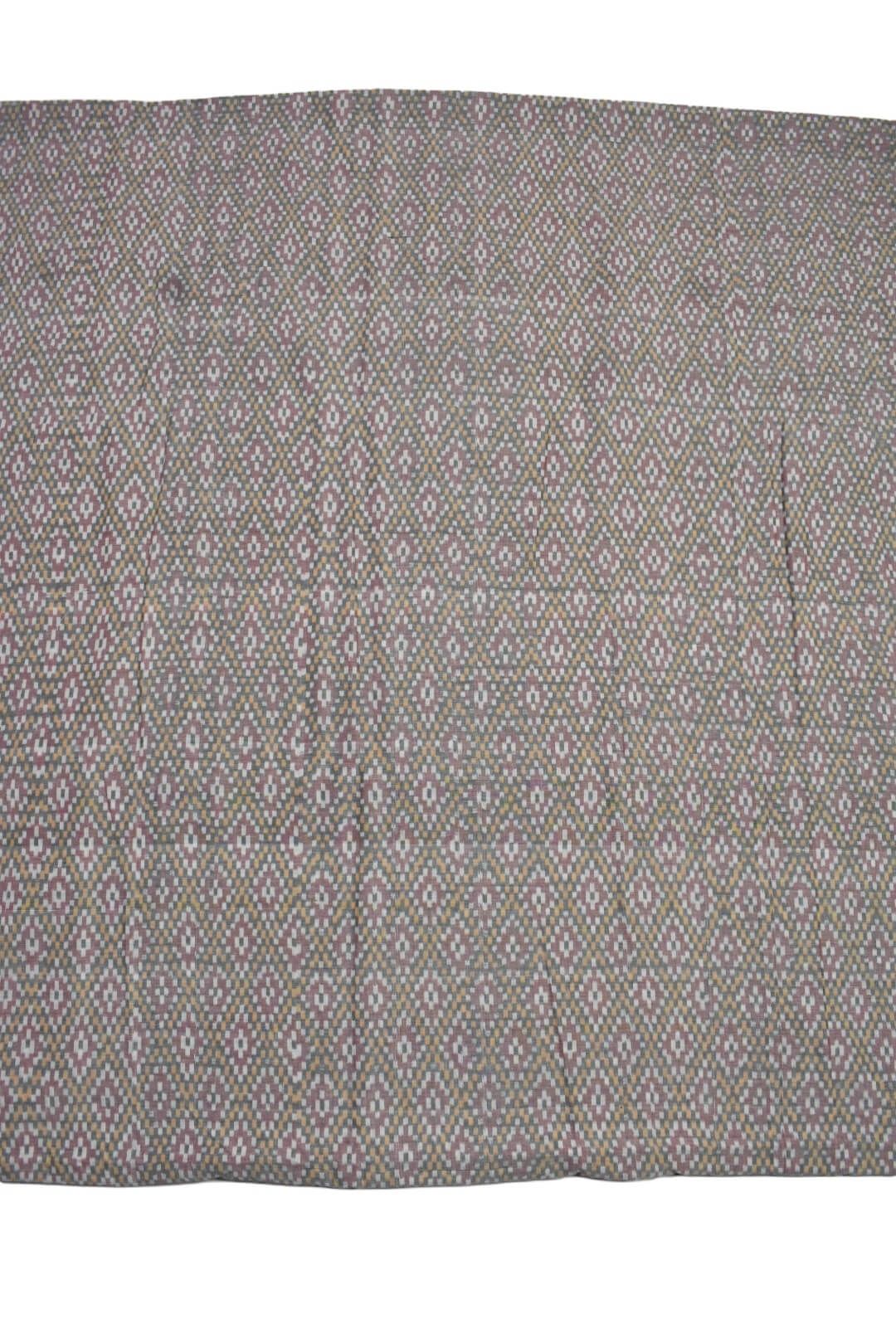 Gray Colour Sambalpuri Handloom Cotton Fabrics - Image 2