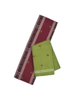 Maroon Colour Sambalpuri Handloom Dress Material