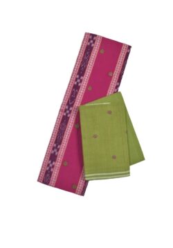 Pink Colour Sambalpuri Handloom Dress Material