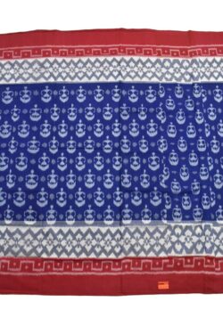 Blue Colour  Sambalpuri Handloom Cotton Saree