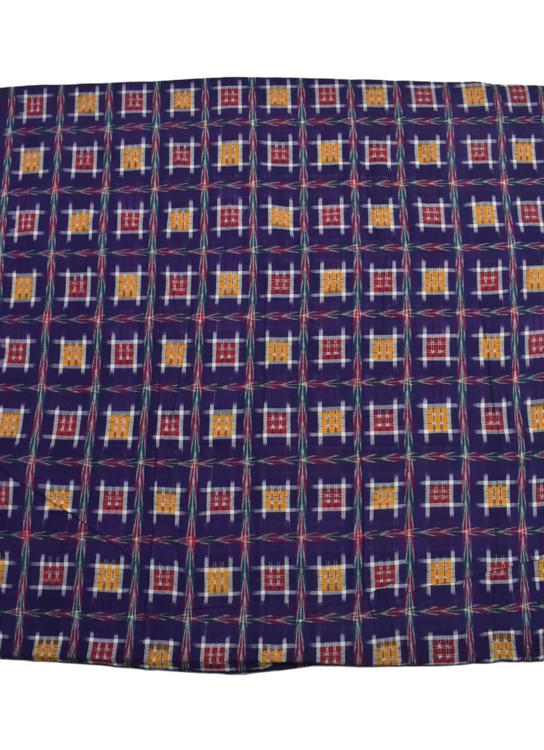 Violet Colour Aswini Design Sambalpuri Handloom Cotton Fabrics - Image 2